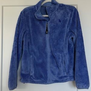 Periwinkle North Face Fleece Zip Up